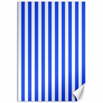 Blue Stripes, Sticker, Stickers Canvas 12  x 18 