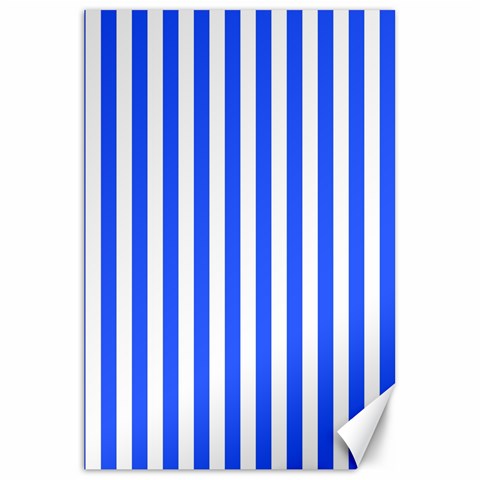 Blue Stripes, Sticker, Stickers Canvas 20  x 30  from ArtsNow.com 19.62 x28.9  Canvas - 1