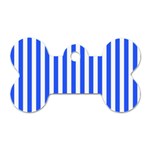 Blue Stripes, Sticker, Stickers Dog Tag Bone (One Side)