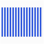 Blue Stripes, Sticker, Stickers Large Glasses Cloth