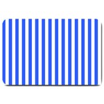 Blue Stripes, Sticker, Stickers Large Doormat