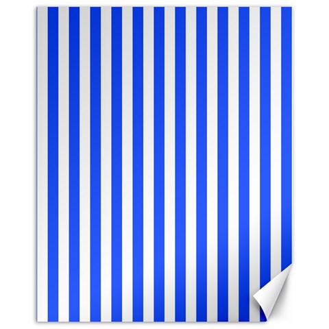 Blue Stripes, Sticker, Stickers Canvas 11  x 14  from ArtsNow.com 10.95 x13.48  Canvas - 1