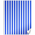 Blue Stripes, Sticker, Stickers Canvas 11  x 14 