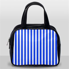 Blue Stripes, Sticker, Stickers Classic Handbag (Two Sides) from ArtsNow.com Back