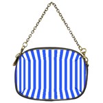 Blue Stripes, Sticker, Stickers Chain Purse (Two Sides)