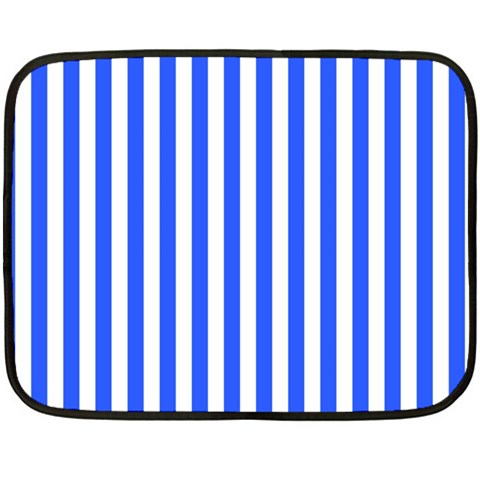 Blue Stripes, Sticker, Stickers Two Sides Fleece Blanket (Mini) from ArtsNow.com 35 x27  Blanket Front