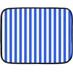 Blue Stripes, Sticker, Stickers Two Sides Fleece Blanket (Mini) from ArtsNow.com 35 x27  Blanket Front