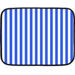 Blue Stripes, Sticker, Stickers Two Sides Fleece Blanket (Mini)