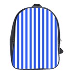 Blue Stripes, Sticker, Stickers School Bag (Large)