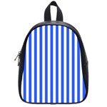 Blue Stripes, Sticker, Stickers School Bag (Small)