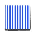 Blue Stripes, Sticker, Stickers Memory Card Reader (Square 5 Slot)