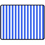 Blue Stripes, Sticker, Stickers Fleece Blanket (Medium)