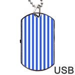 Blue Stripes, Sticker, Stickers Dog Tag USB Flash (One Side)