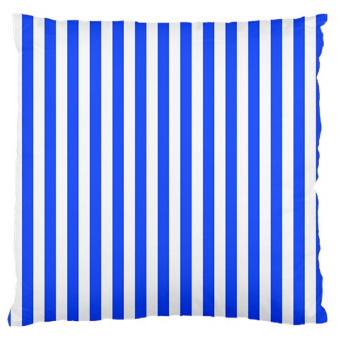 Blue Stripes, Sticker, Stickers Large Cushion Case (Two Sides) from ArtsNow.com Front