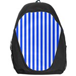 Blue Stripes, Sticker, Stickers Backpack Bag