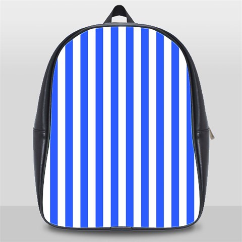 Blue Stripes, Sticker, Stickers School Bag (XL) from ArtsNow.com Front