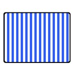 Blue Stripes, Sticker, Stickers Two Sides Fleece Blanket (Small)