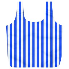 Blue Stripes, Sticker, Stickers Full Print Recycle Bag (XL) from ArtsNow.com Front