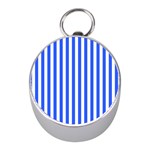 Blue Stripes, Sticker, Stickers Mini Silver Compasses