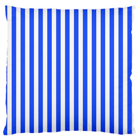 Blue Stripes, Sticker, Stickers Standard Premium Plush Fleece Cushion Case (Two Sides) from ArtsNow.com Front