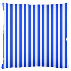 Blue Stripes, Sticker, Stickers Standard Premium Plush Fleece Cushion Case (Two Sides) from ArtsNow.com Front