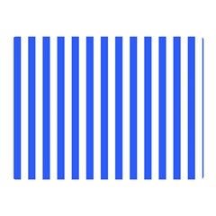 Blue Stripes, Sticker, Stickers Two Sides Premium Plush Fleece Blanket (Mini) from ArtsNow.com 35 x27  Blanket Front