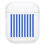 Blue Stripes, Sticker, Stickers Soft TPU AirPods 1/2 Case