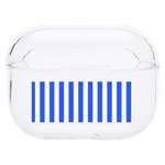 Blue Stripes, Sticker, Stickers Hard PC AirPods Pro Case