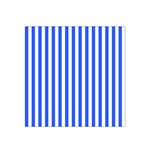 Blue Stripes, Sticker, Stickers Satin Bandana Scarf 22  x 22 