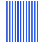 Blue Stripes, Sticker, Stickers Drawstring Bag (Small)