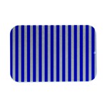 Blue Stripes, Sticker, Stickers Open Lid Metal Box (Silver)  