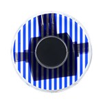 Blue Stripes, Sticker, Stickers On-the-Go Memory Card Reader