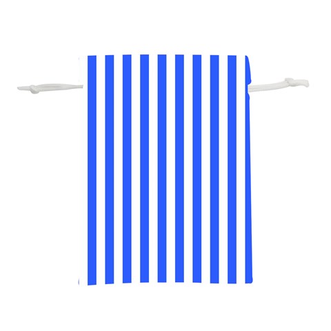 Blue Stripes, Sticker, Stickers Lightweight Drawstring Pouch (S) from ArtsNow.com Front