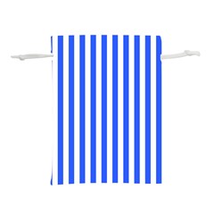 Blue Stripes, Sticker, Stickers Lightweight Drawstring Pouch (L) from ArtsNow.com Front