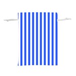 Blue Stripes, Sticker, Stickers Lightweight Drawstring Pouch (L)