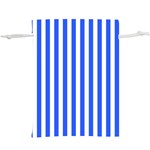 Blue Stripes, Sticker, Stickers Lightweight Drawstring Pouch (XL)