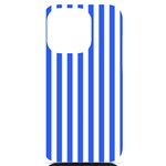 Blue Stripes, Sticker, Stickers iPhone 14 Pro Black UV Print Case