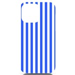 Blue Stripes, Sticker, Stickers iPhone 14 Pro Max Black UV Print Case