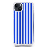 Blue Stripes, Sticker, Stickers iPhone 14 Plus TPU UV Print Case