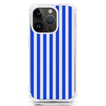 Blue Stripes, Sticker, Stickers iPhone 14 Pro TPU UV Print Case