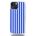 Blue Stripes, Sticker, Stickers iPhone 13 mini TPU UV Print Case