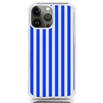 Blue Stripes, Sticker, Stickers iPhone 13 Pro Max TPU UV Print Case