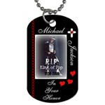 MICHAEL JACKSON Dog Tag (One Side)