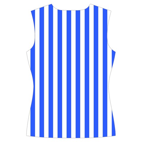 Blue Stripes, Sticker, Stickers Women s Cut Out Long Sleeve T Back