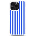 Blue Stripes, Sticker, Stickers iPhone 15 Pro Max TPU UV Print Case