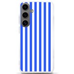 Blue Stripes, Sticker, Stickers Samsung Galaxy S24 Ultra 6.9 Inch TPU UV Case