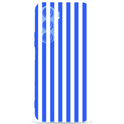 Blue Stripes, Sticker, Stickers Samsung Galaxy S24 Plus 6.7 Inch Black TPU UV Case from ArtsNow.com Front