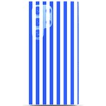 Blue Stripes, Sticker, Stickers Samsung Galaxy S24 Ultra 6.9 Inch Black TPU UV Case