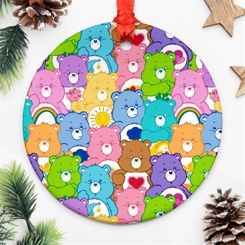 Care Bears, Adorable, Art Ornament (Round) from ArtsNow.com Front