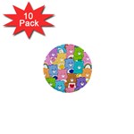 Care Bears, Adorable, Art 1  Mini Buttons (10 pack) 